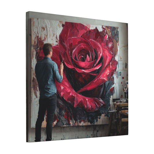 12×12 Inch Canvas Frameless Decorative Painting of Art Creation Scene - Immersive Art - Atmosphere Home Wall Art