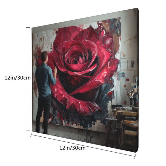 12×12 Inch Canvas Frameless Decorative Painting of Art Creation Scene - Immersive Art - Atmosphere Home Wall Art