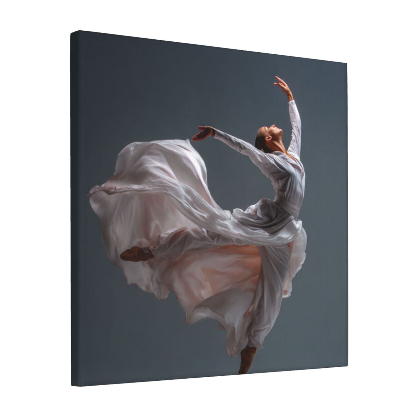 12×12 Inch Canvas Frameless Decorative Painting of Dance Art - Dynamic Dance Posture Wall Art for Living Room & Bedroom