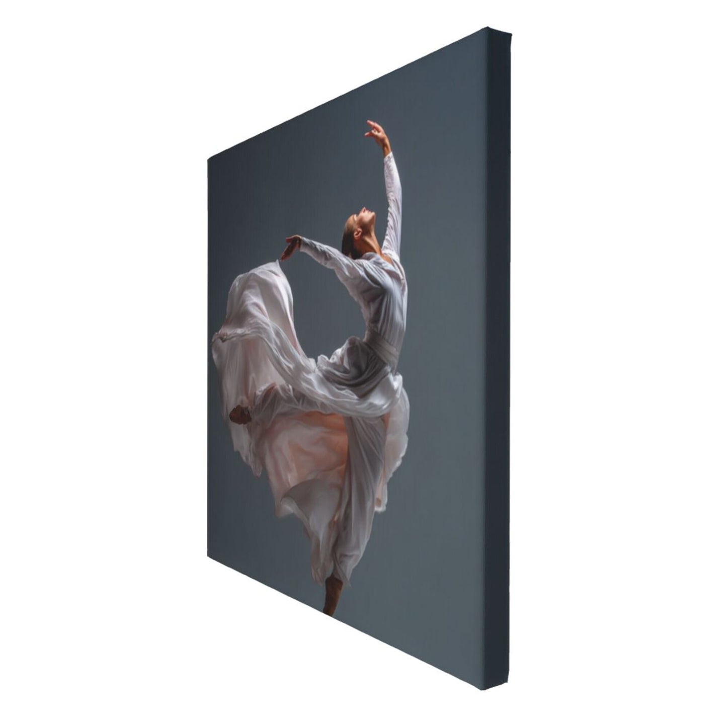 12×12 Inch Canvas Frameless Decorative Painting of Dance Art - Dynamic Dance Posture Wall Art for Living Room & Bedroom